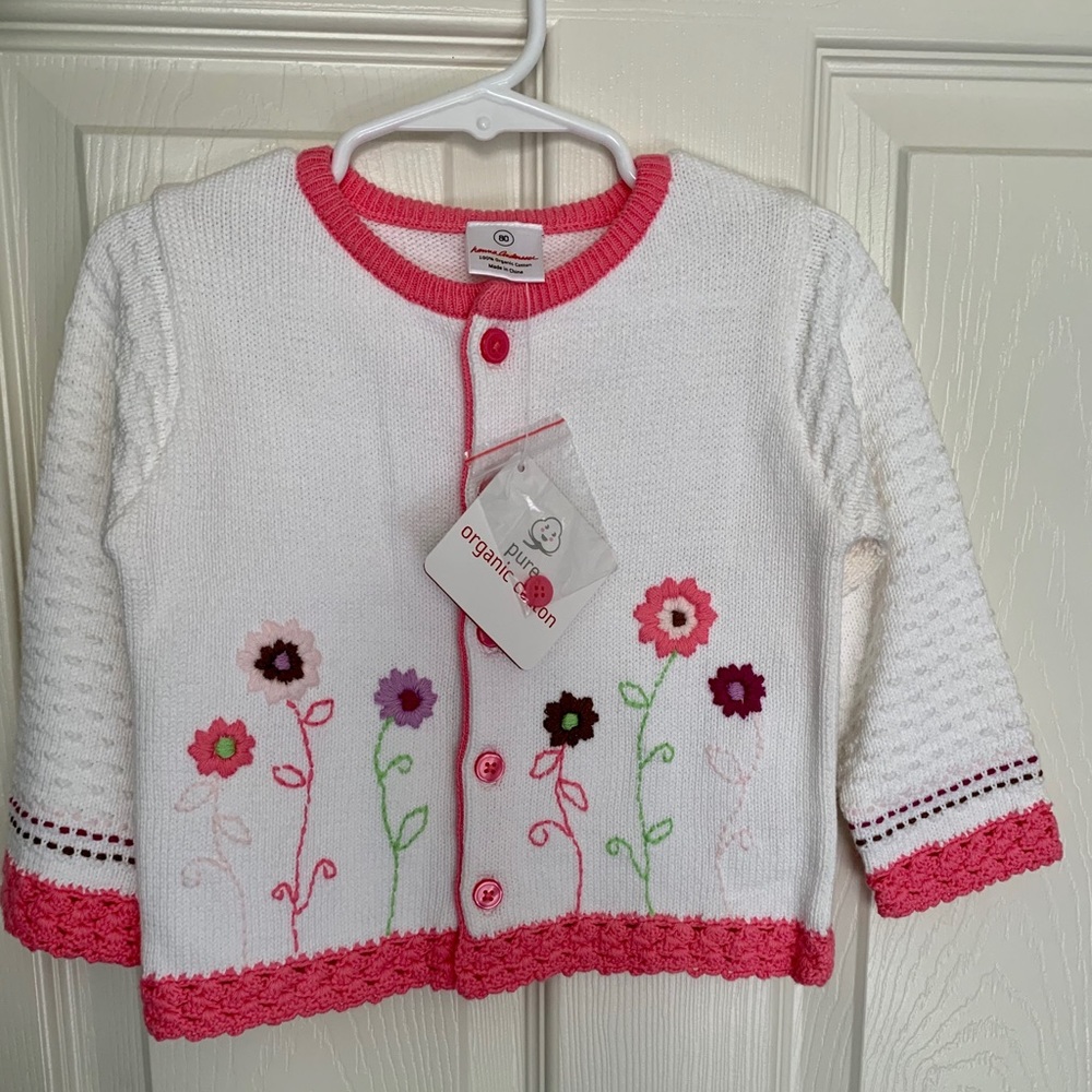NWT Hanna Andersson Organic Cotton Cardigan